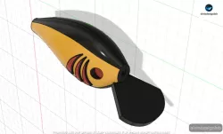 Bassma Fishing Lure (3d printed PLA)