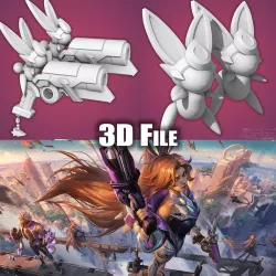 Battle Bunny Miss Fortune League of Legends STL files