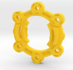 BEYBLADE CROSS TORNADO | ATTACK RING | KELLOGGS SERIES