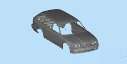 BMW 5-Series E34 Touring 1991 3D Model