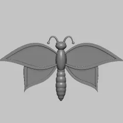 BUTTERFLY, BUTTERFLY STL, OBJ