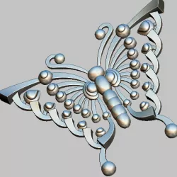 BUTTERFLY, BUTTERFLY STL, OBJ