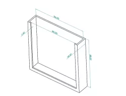 Cache Prise Coulissante / socket cover