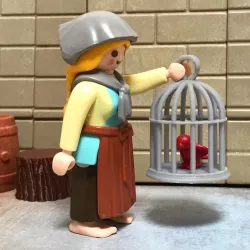 CAGE MINIATURE DOLLHOUSE MINIATURE SCALE FIGURES PLAYMOBIL