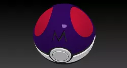 Cat Ball Toy x1 (Pokeball Masterball Model)