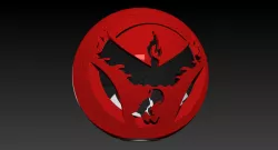 Cat Ball Toy x1 (Pokeball Moltres Model)