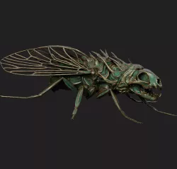 cat skull demon fly