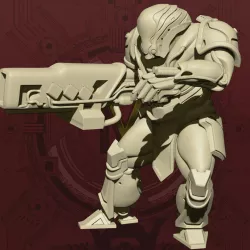(Centauri) Infernal Soldier - Dodging Pose