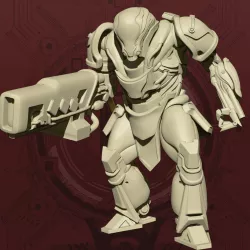 (Centauri) Infernal Soldier - Intimidating Pose