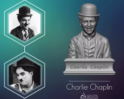Charlie Chaplin 3D print model