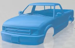 Chevrolet S10 Single Cab 1994 Printable Body Car