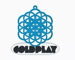 COLDPLAY KEYCHAIN