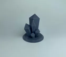 Crystals / Gem Cluster – Miniature for Fantasy D&D Dungeons and Dragons RPG Roleplaying Games. 28mm Scale