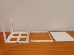 Cube support for lithophanes 10x10 (Cube support for lithophanes)