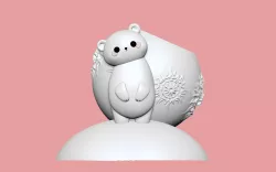 CUTE BEAR PLANTER/HOLDER