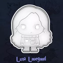 CUTTER AND BOOKMARK LUNA LOVEGOOD CHIBI
