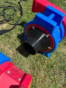 cyclone blower deflator attachment