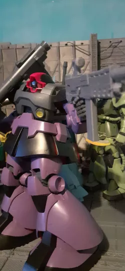 Deep space pop fan  Model kit gun 1/100