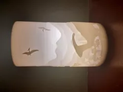 Dinosaur world tube lamp