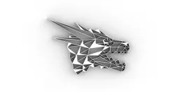 dragon head  GEOMETRIC