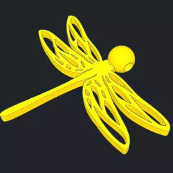 Dragonfly pendant