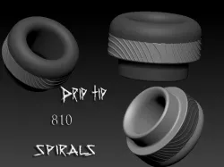 DRIP TIP 810 "spirals"