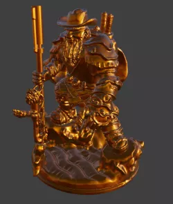Dwarf with a gun