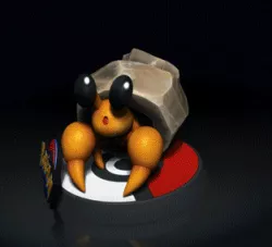 Dwebble - POKÉMON FIGURINE - 3D PRINT MODEL