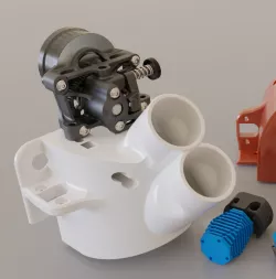 Elephant Sherpa - Remote Fan Shroud for Ender 3/pro CR-10 - sherpa mini direct drive - dragon and dragonfly BMO/BMS
