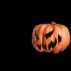Evil Halloween Pumpkin