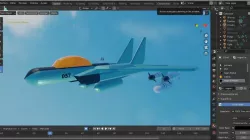 Fighter Jet ,Model With Animation