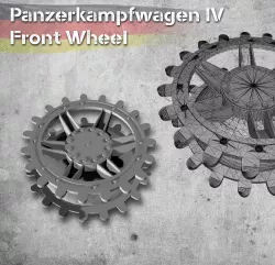 German tank front wheel / PzKpfw IV front wheel