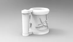 Ghost Of Kyiv Pop/Soda/Beverage Can Holder