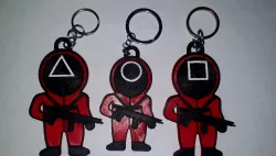 GUARDS WITH A RMA - THE SQUID GAME - SQUID GAME