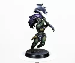 Half-Orc Barbarian Miniature