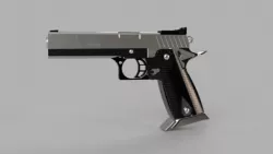 Handgun Replica (High Detail 9mm)
