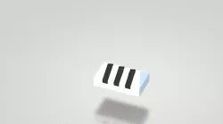 HO scale track pickets