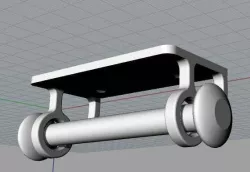 Hold kitchen utensils under shelf