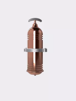 HOT ROD vintage fire extinguisher with holder