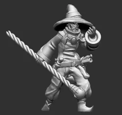 Human male mage for fantasy d&d