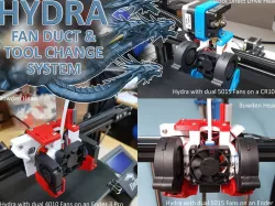 Hydra Fan Duct & Tool Change System for Ender 3 Ender 5  CR10