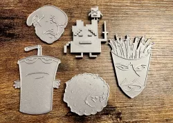 Ignignokt & Err Aqua Teen Magnet (8x3mm magnet)