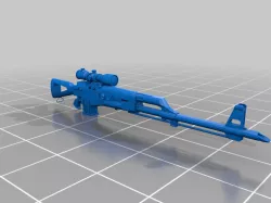 Intergalactic Guard Motor Rifle Infantry SVD Dragun Las-Sniper