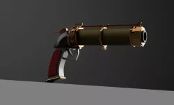 Jinx's prop gun from Arcane League of Legends