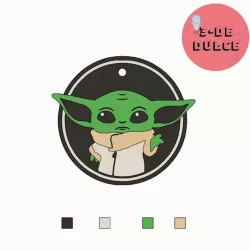 Key ring Baby Yoda colors