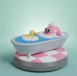 Kirby's Bath Time Figure