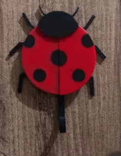 Ladybug Key Hanger