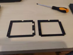 LCD frame for McWill Sega Game Gear LCD mod