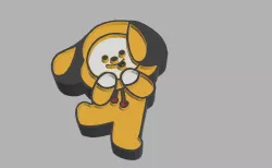 led sign CHIMMY BTS