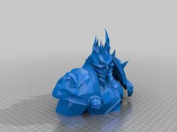 Lich king W.O.W head